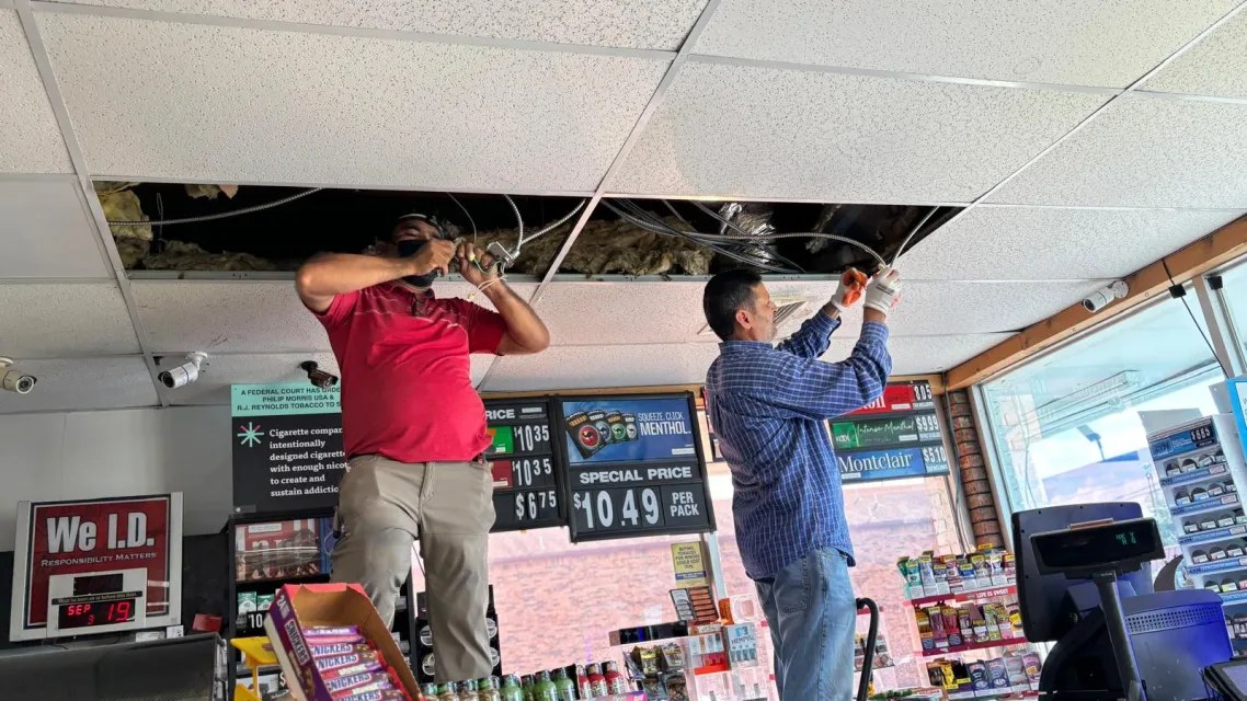 Ahad Electrical commercial LED installation work