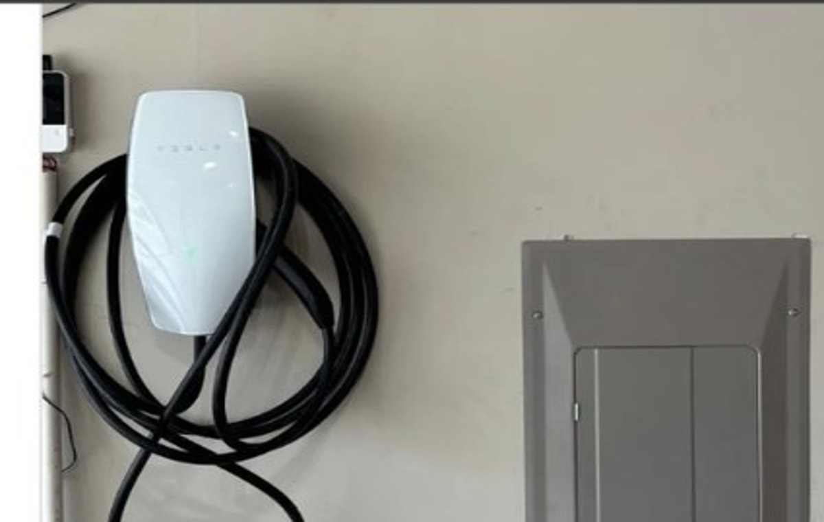 Ahad Electrical EV charger installation work