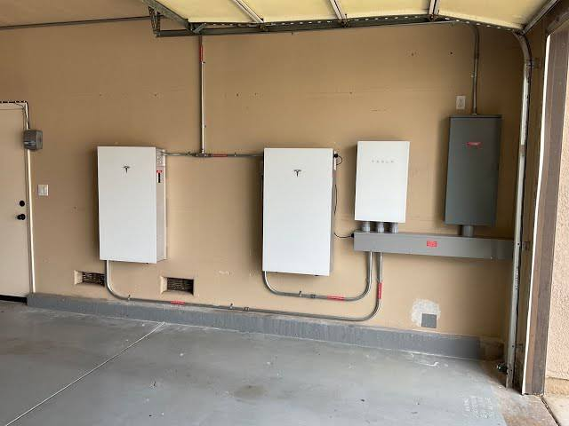 Ahad Electrical Powerwall installation work